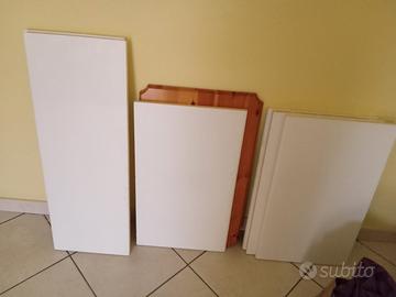 mensole  bianche o in legno di varie misure 