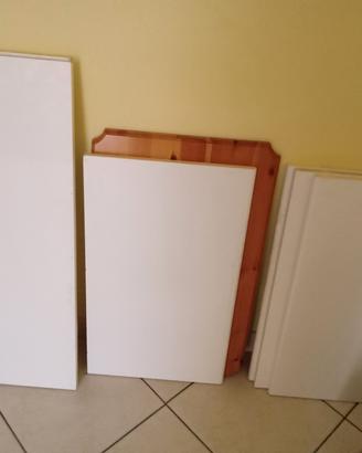 mensole  bianche o in legno di varie misure 