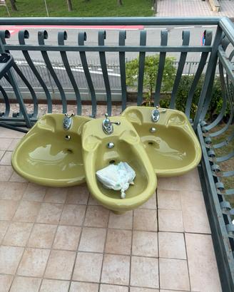 2 lavandini e bidet vintage