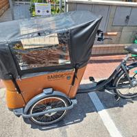 Bici cargo cargobike Babboe Curve accessoriata