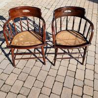 Coppia di sedie Windsor