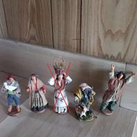 Set statue presepe napoletano in terracotta