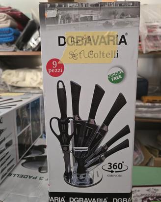 ceppo di coltelli da 9pz,ceppo elegante comp