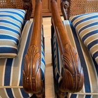 Salotto antico paglia di vienna