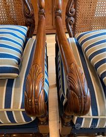 Salotto antico paglia di vienna