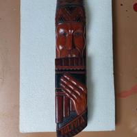 Maschera boliviana in legno intagliato – musicista