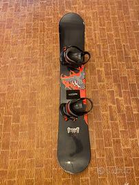 Tavola da Snowboard Oxygen Supreme 160 + attacchi