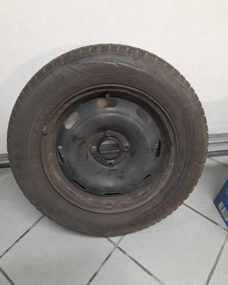 Cerchi in lamiera + gomme Peugeot 207