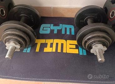 Coppia di manubri  da 18 kg 