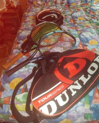 Racchetta da tennis con borsone