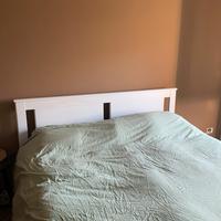 Letto ikea bianco con contenitore