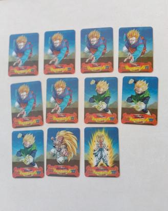 Dragon Ball Z Lamincards - Serie Oro / Rossa 