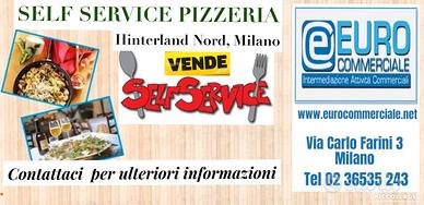 098/21 SELF SERVICE PIZZERIA mq 1000 zona Hi-Nord