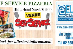 098/21 SELF SERVICE PIZZERIA mq 1000 zona Hi-Nord