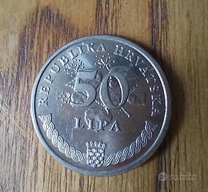 50 lipa, metà della Kuna croata, anno 2003