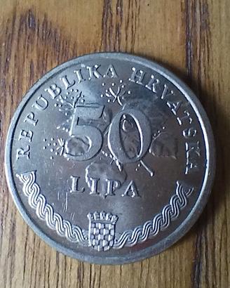 50 lipa, metà della Kuna croata, anno 2003