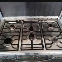 Piano cottura e forno Hotpoint Ariston 6 fuoc 90cm