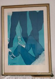 Dipinto : gambe di danza.