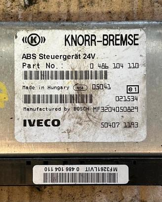 CENTRALINA IVECO ABS 0 486 104 110