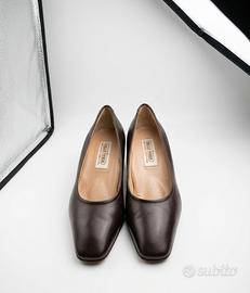 Scarpe Valleverde Pelle Nera Donna Tg.38