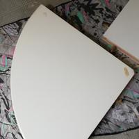 mensole bianche laccate