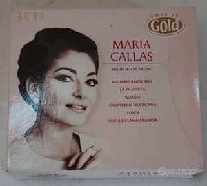 CD cofanetto da3CD MARIA CALLAS THIS 15 Gold