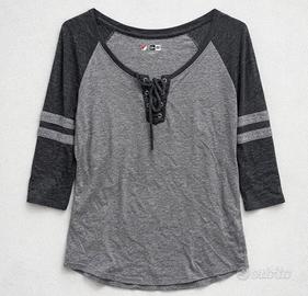 Maglia casual grigio scuro New Era Mls