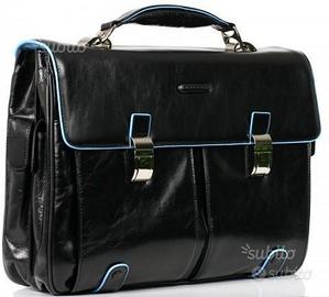 Cartella Blue Square 2 chiusure Piquadro originale