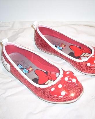 Scarpe rosse bimba Minnie mouse Disney n.33
