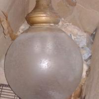 Lampadario vintage in stile liberty