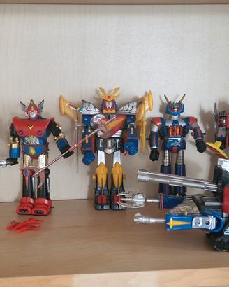 Gundam, Daitarn 3, Daikengo Gloizer. Popi Takatoku