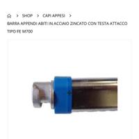 Barre per capi appesi