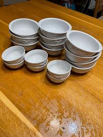 ANNI 80 NUOVE PORCELLANE DI BARILLA SET COPPETTE