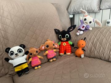 6 peluche bing originali, solo consegna a mano
