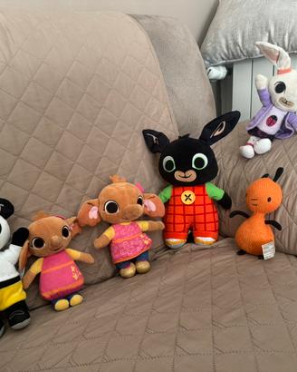 6 peluche bing originali, solo consegna a mano