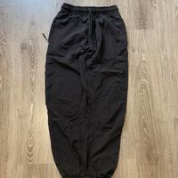 pantaloni parachute track pants neri