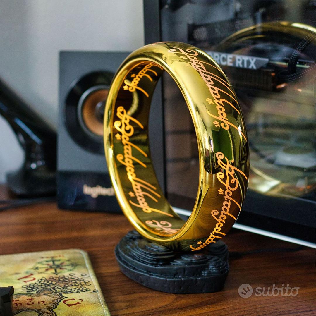 Sauron Scritta Elfica Anello Lampada Anello Del Potere Il Signore