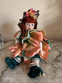 bambola artistica in porcellana