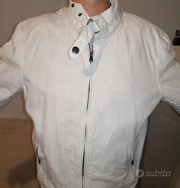 Giubbino in colore color bianco unisex taglia M