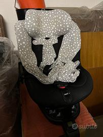 Nado Be Cool - Seggiolino auto nero + tessuto