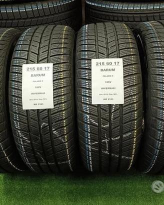 4 gomme 215 60 17 BARUM INV RIF2333