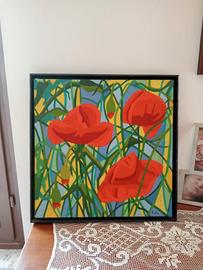 quadro papaveri Marina SISSA 