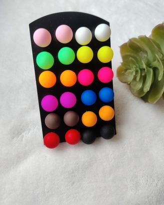 Set 12 paia di orecchini 