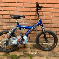 Bici spiderman 14”