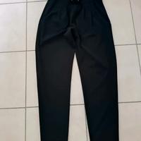 Pantaloni neri vita alta