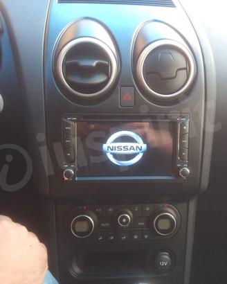 Autoradio 2 DIN navigatore Nissan Qashqai Juke GPS