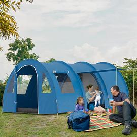 NUOVO tenda campeggio grande 5 mt 6 posti casetta