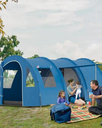 NUOVO tenda campeggio grande 5 mt 6 posti casetta