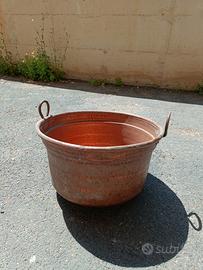 Pentolone e portaombrelli in rame