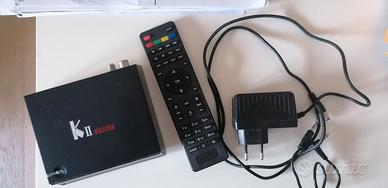 Android SET TOP BOX K II Pro terrestre e sat